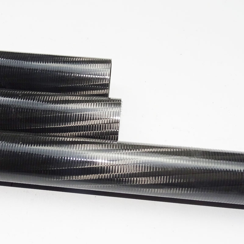 Single stripe carbon fiber tube